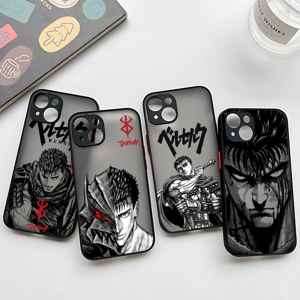 Hot Anime B-BerserkS Cool Phone Case For Xiaomi Redmi Note 14 13 12 11 11S 10 9T 8 7 Pro Plus 4G 5G Matte Clear Back Cover