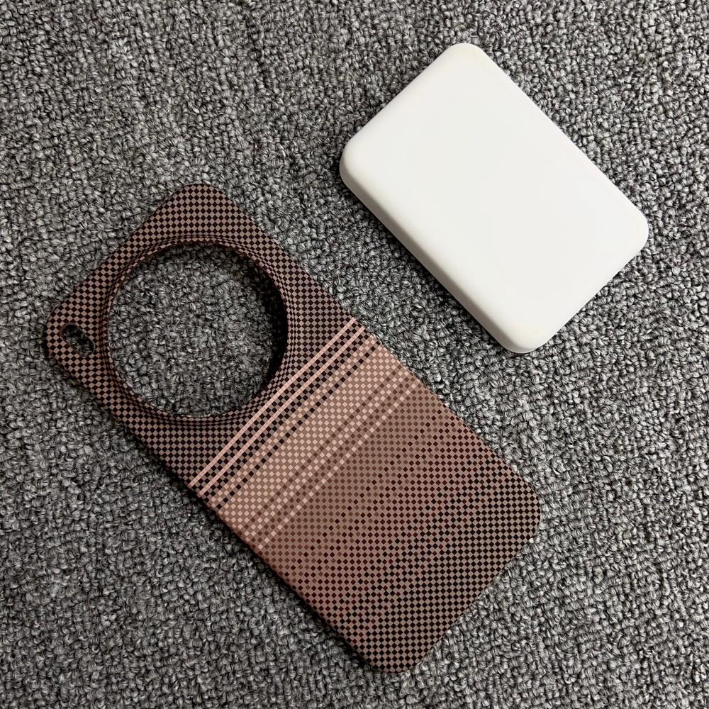 Rahmenlose Carbonfaser Kevlar PC Für Magsafe Magnetische Handyhülle Für VIVO X300 X200 Pro Mini Ultra Mode Kabelloses Lade Cover