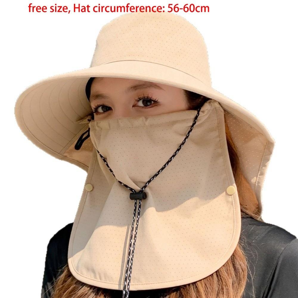 Anti-UV Sun Hat Wide Brim Safari Cap New Visor Cap Outdoor