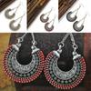Tibetan Jewelry Vintage Drop Earrings Handmade U Shape Dangle Earrings for Women Brincos Fashion Ethnic Earrings