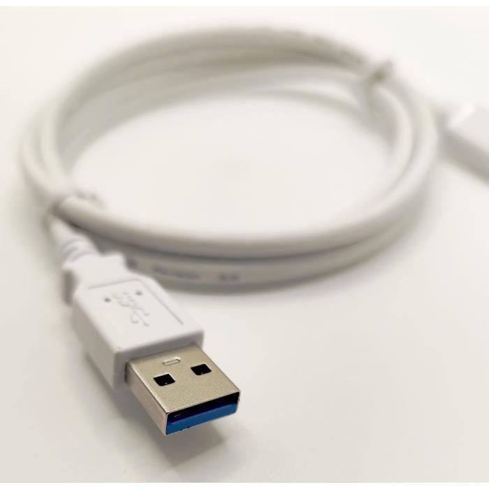 Câble USB-C 3.1 Mâle / USB A Mâle - LINEAIRE - PCUSB315BB - 1 M