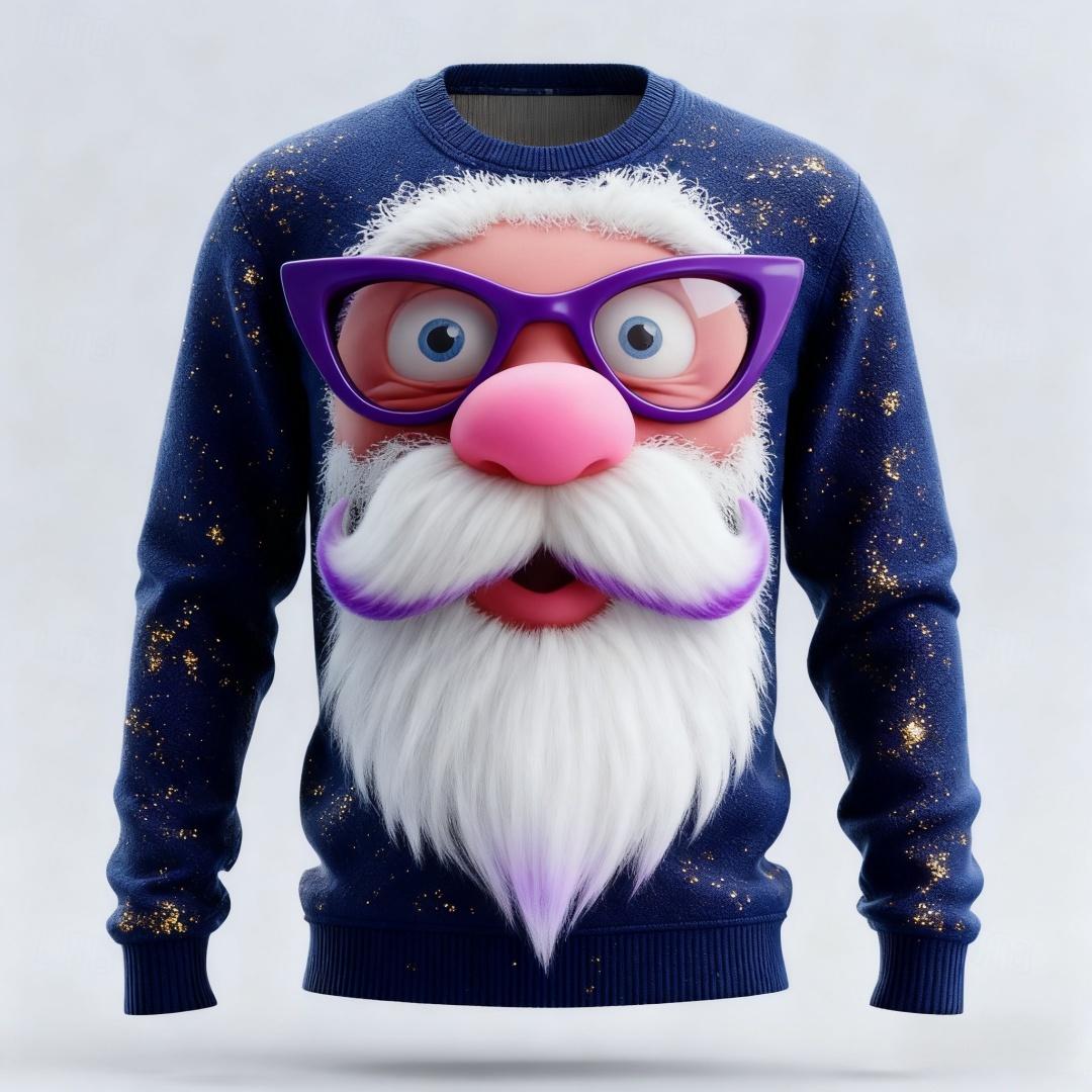 Злой Санта Клаус Рождественские Пуловеры Костюмы 3D Принт Толстовки Осенняя Мода Худи Мужские и Женские Толстовки Одежда XL 2090₽