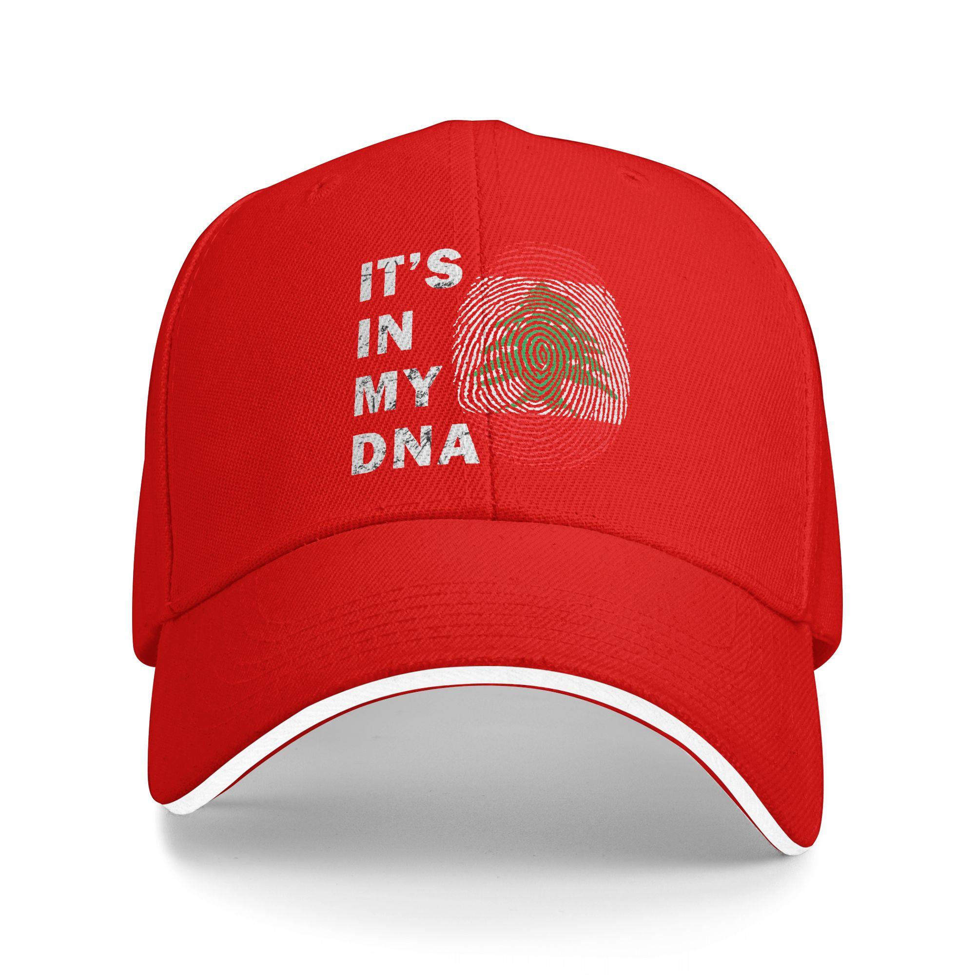 Lebanon in My DNA Lebanon Flag Lebanese Baseball Cap Classic Trucker Hat Spring Unisex-Teens Outdoor Sport Baseball Caps One Size