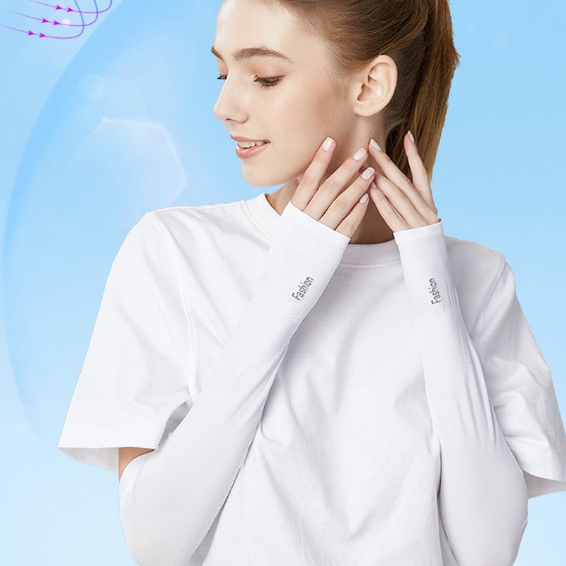 1 Paar Radsport Armlinge Kühlende Fahrrad MTB Kleidung Sonne UV Fahren Angeln Armschutzhülle Widerstandsfähiges Polyester Max Ride