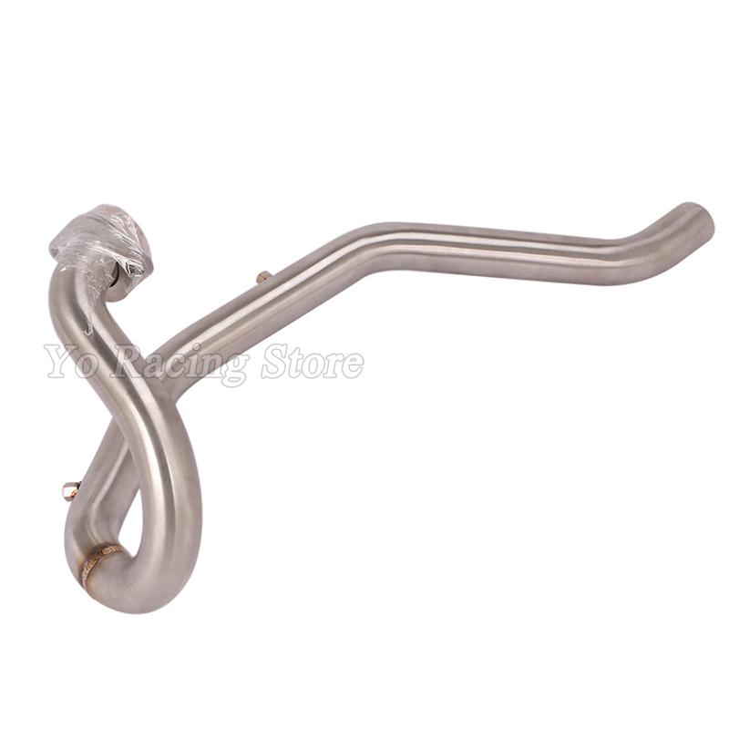 Slip On For Yamaha Tricker XG250 XG 250 Motorcycle Exhaust Escape System Front Link Pipe Connect Original Moto Muffler Tube