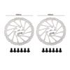 Bicycle Disc Brake Rotor 160mm Hydraulic Brake Rotors High Strength Stainless Steel MTB Rotor Mountain Bike Parts
