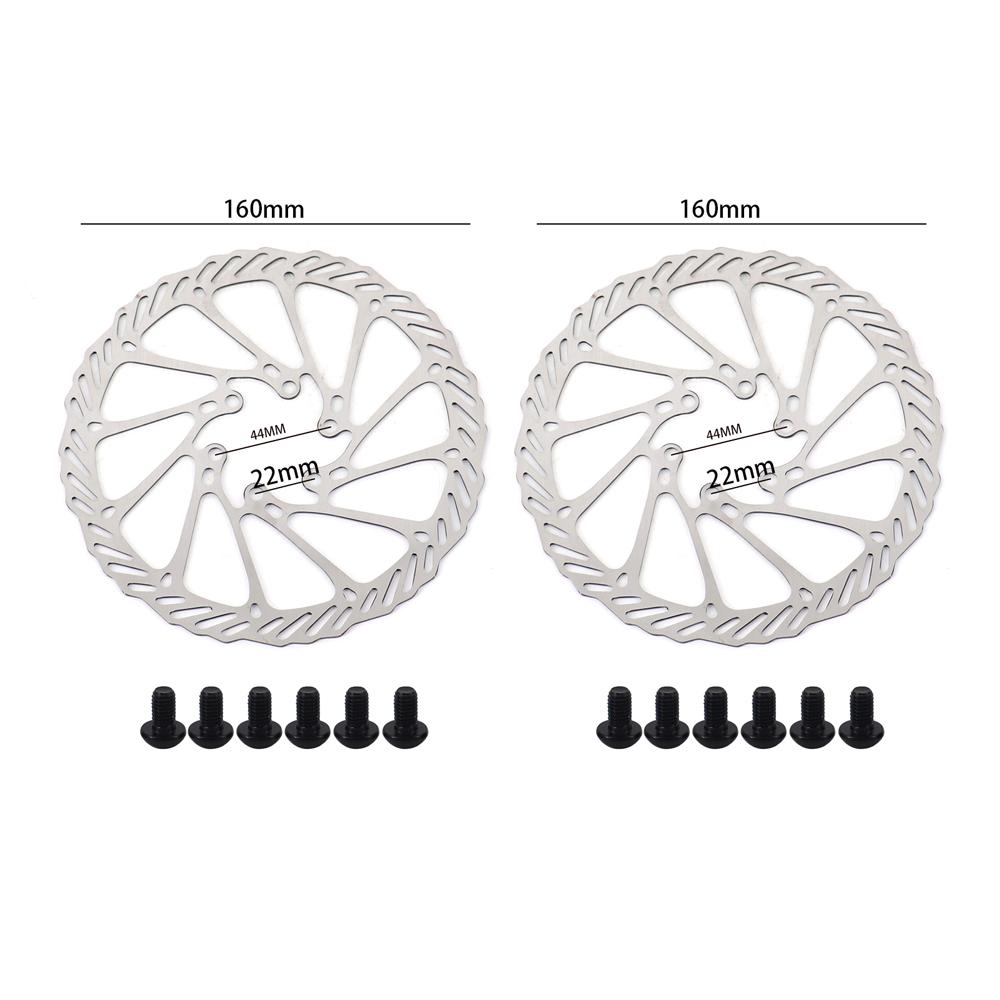 Bicycle Disc Brake Rotor 160mm Hydraulic Brake Rotors High Strength Stainless Steel MTB Rotor Mountain Bike Parts