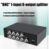 Quality Metal BNC Video Splitter Video Distribution Amplifier 1 Input To 8 Outputs Delivers Clear Signals For Camera
