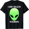 Kids Gift Idea Cute UFO Alien T-Shirt Men Short-sleev Fashion Casual Custom Printed Streetwear Male Tops Graphic Tshirts