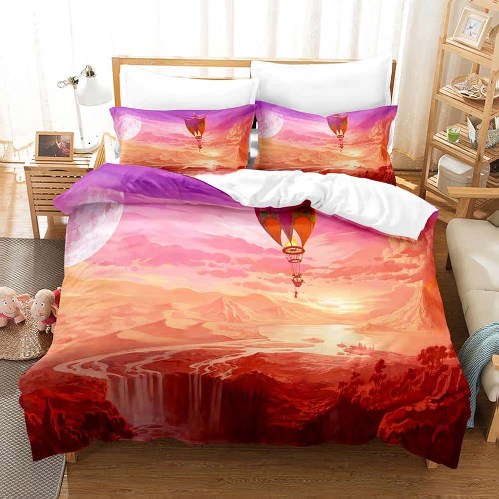 

Comforter New Game Ether Saga Odyssey Bedding Set Single Twin Full Queen King Size Bed Set Adult Kid Bedroom S Home Textile Comforter (quilt)-EU Single(135*200cm)3pcs