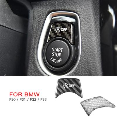 Engine Start Stop Button Cover Trim Sticker For BMW 3 4 Series F30 F31 F32 F33 Sticker Cover Trim Car Styling Accessoire Voiture