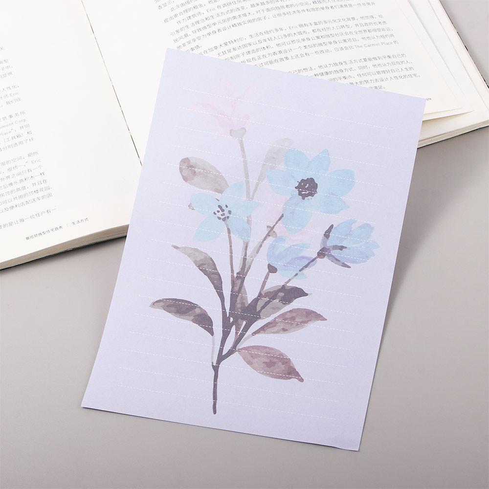 Pad Wedding Invitation Birthday Party Flowers Envelope Letter Paper Writing Paper Greeting Card