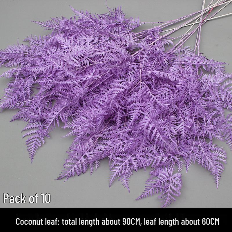 10-Piece Purple Series Artificial Floral Set: Ground Row, Aisle, and Burgundy Wedding Decoration Flowers