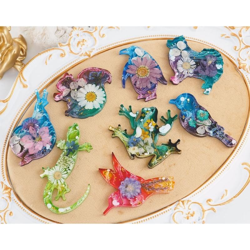 Animal Silicone Resin Mold,Starfish Epoxy Resin Casting Mold for DIY Craft Pendant Jewelry Making Keychain Silicone Mold