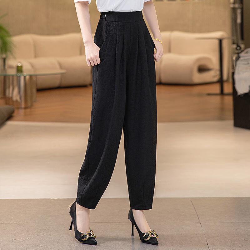 Sibaishe Women's High-Waist Loose Casual Lantern Pants