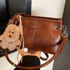 Niche Casual Retro Handbag Bag Women's Autumn New Trendy Simple Shoulder Messenger Bag Small Square Bag