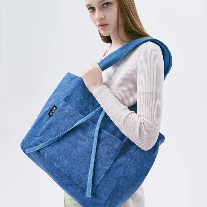 Puzzle reverse big bag _light blue