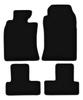 BASIC schwarze Velours-Fußmatten für: Mini Cooper R52 Schrägheck (2004-2008)