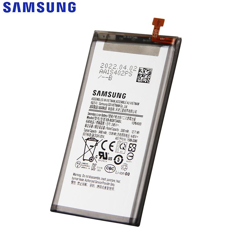 Original Replacement Battery EB-BG973ABU EB-BG973ABE For Samsung Galaxy S10 SM-G9730 SM-G973F/DS SM-G973U SM-G973W 3400mAh