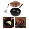 45 Inch Frying Pan, with Hanging Hook, Uncoated, Cookware for Kitchen, Home, Camping, Hotel