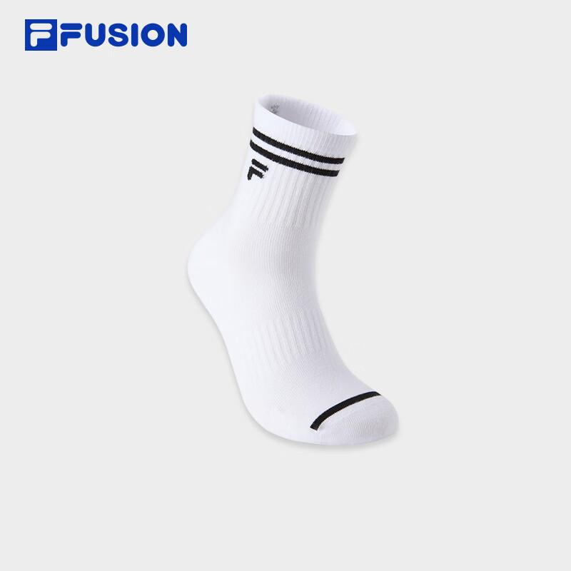 FILA FUSION Unisex Classic Striped Mid-Crew Socks S