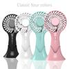 Handheld Fan Portable Rechargeable Battery Operated  Desktop With Base 3 Modes For Home  Travel Outdoor