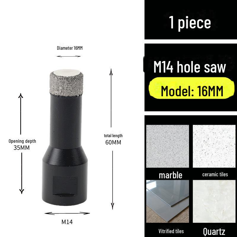 Diamond Marble Angle Grinder Drill Hole Expander for M14 Quartz Granite Tile Stone