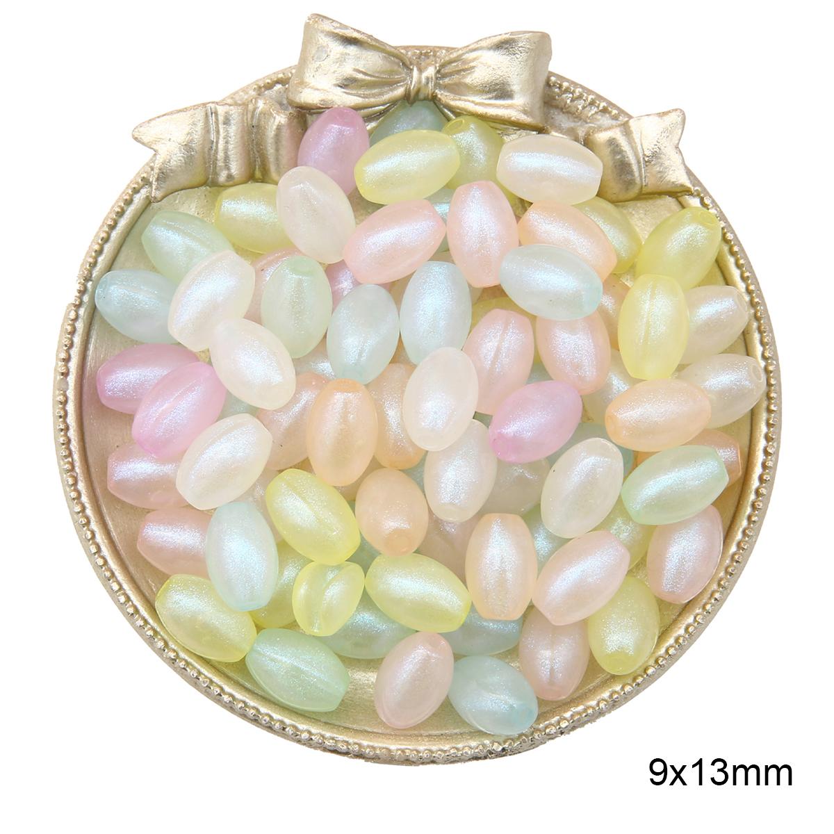 

Акриловые прозрачные синие светящиеся бусины для DIY ожерелье, браслет, серьги, изготовление ювелирных изделий, аксессуары для рукоделия 9x13mm 30pcs