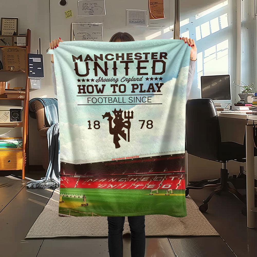 Eternal MUFC Spirit Blanket, High Quality Comfortable for All Seasons, Home Decor, Warmth and Comfort