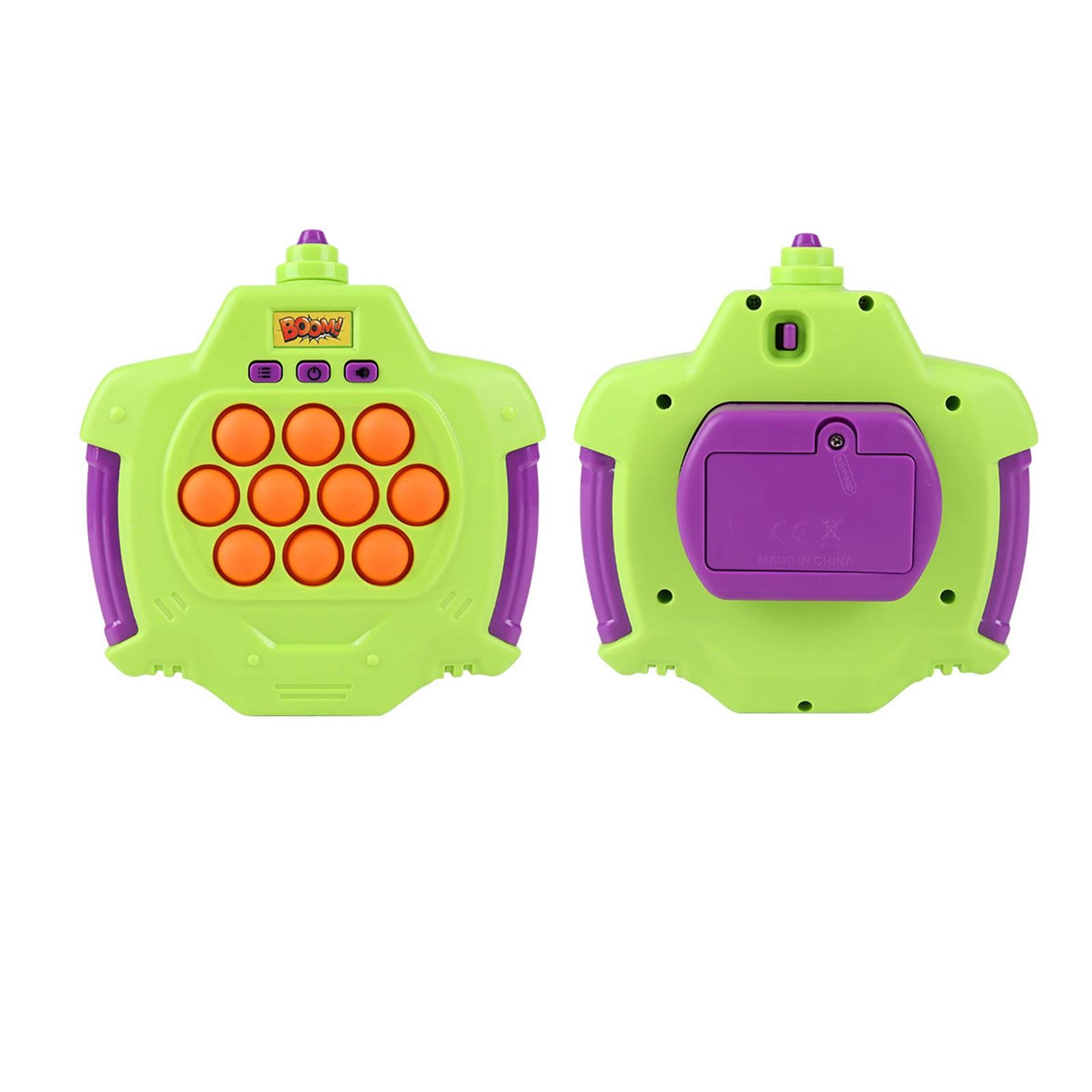 

Ручная сенсорная игра, Музыкальная кнопочная консоль со светодиодной подсветкой, Развивающая игрушка-пузырь для снятия стресса для детей от 8 лет One Size