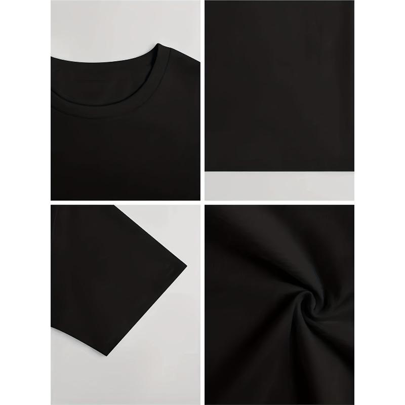 European sizes Men'S Faith Graphic T-Shirt - Black Religious Tee Short Sleeve Round Neck Top for Spiritual Gifts, Comfort - Machine Washable