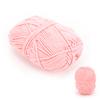 Crochet Yarn Soft SkinFriendly   Cotton Wool for Knitting   Children Clothes(Pink )