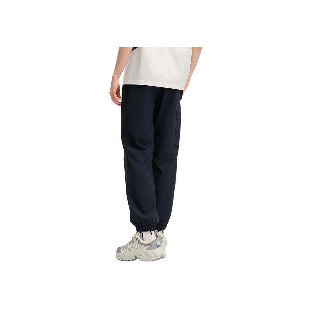 FILA Comfortable Versatile Workwear Knitted Sports Pants Men bottoms Black F11M519603FBK