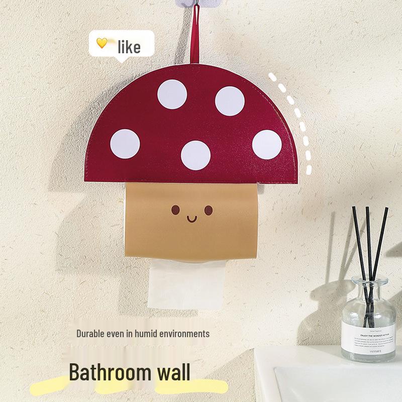 Cute Creative Wall-Mounted Tissue Holder for Living Room & Dining Table
