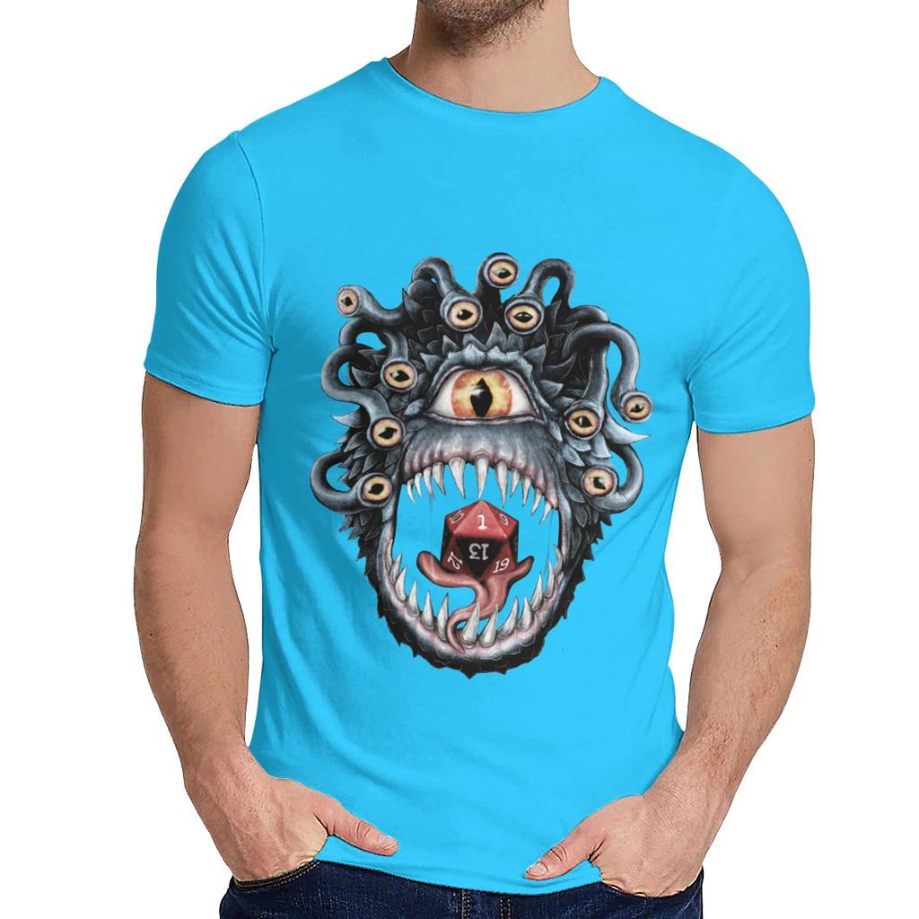 Unisex T Shirt In The Beholder D20 Men T Shirt Dice Critical Comfortable Sale