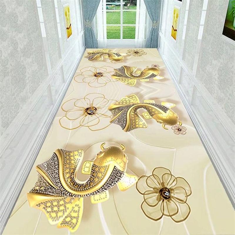 Corridor Hallway Rugs and Carpets 3D Waterfall Living Room Area Rug Kitchen Bedroom Rug Bath Mat Entrance Doormat