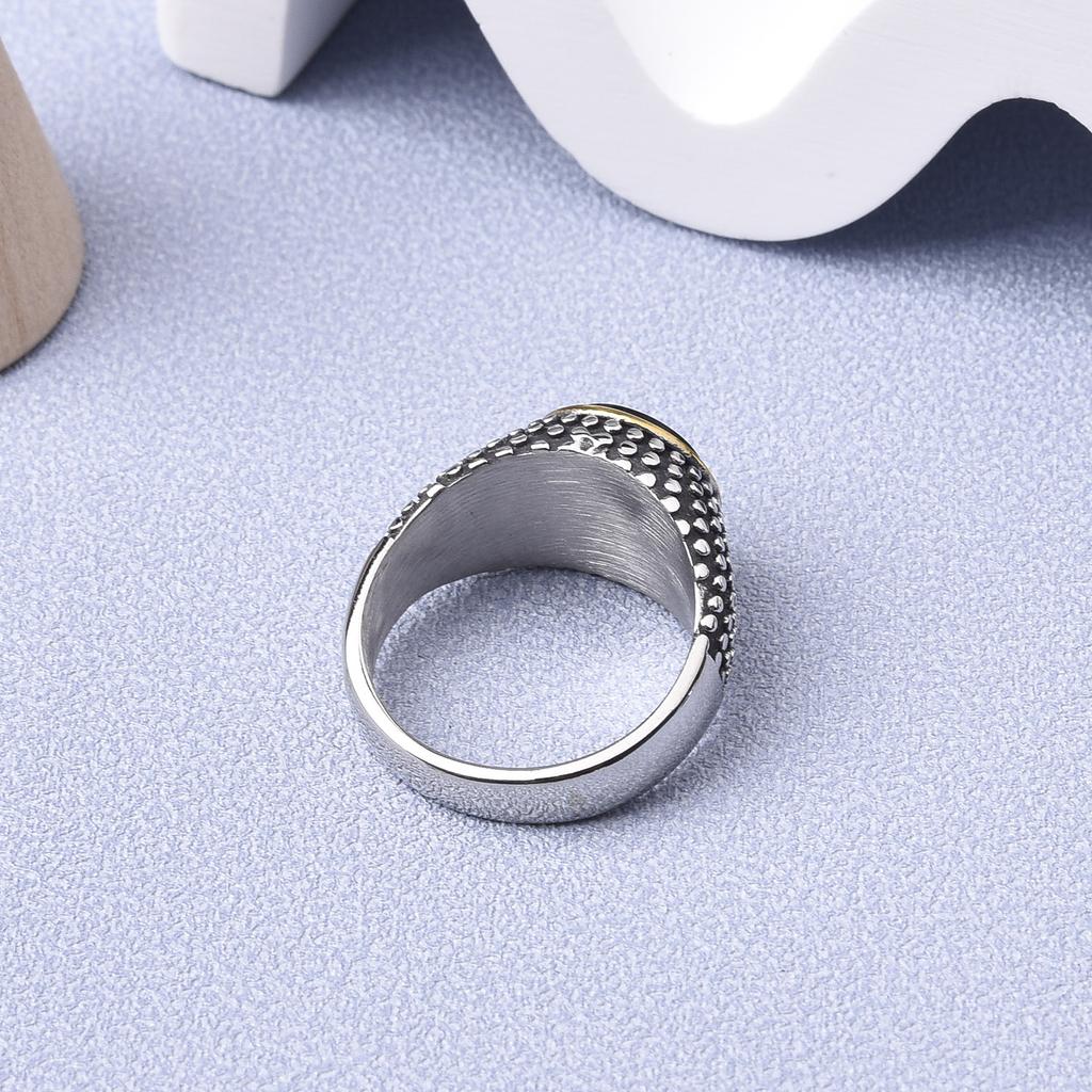 Men's Many Gemstone Style Styles 316LStainless Steel Onyx Party Rings Classic Fashion Trend Jewelry,High Quality Product