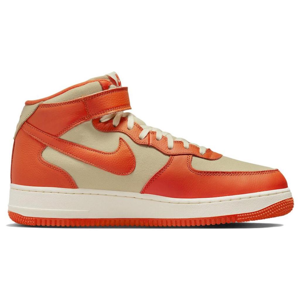 Nike Air Force 1 Mid 07 LX Safety Orange Men Sneakers Team-Gold Coconut-Milk FB2036-700