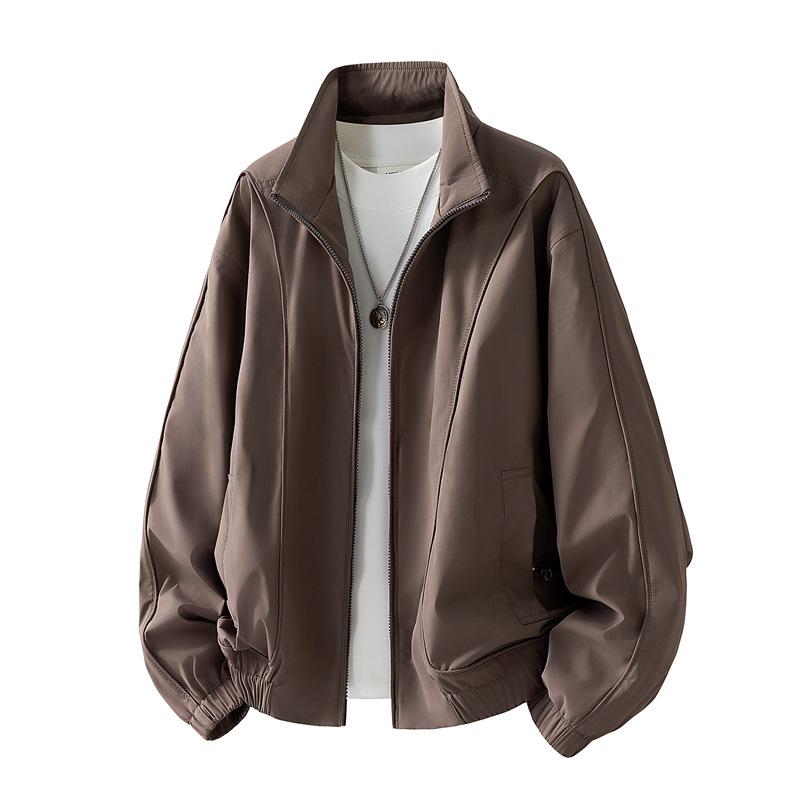 

Куртка мужская со стойкой воротником Американский винтаж Рабочая мужская куртка Мужская одежда M