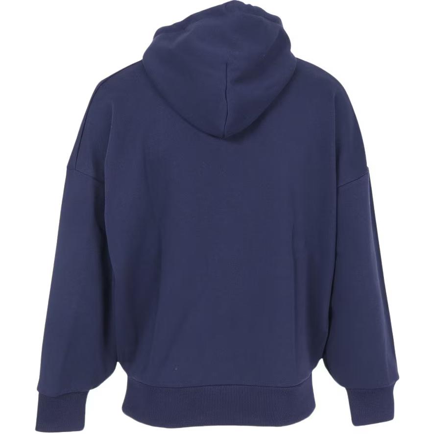 Under Armour Letter Logo Printed Drawstring Hooded Pullover Loose Fit Drop Shoulder Long Sleeve Sweatshirt Men sweatshirt Navy-Blue 1386549-410