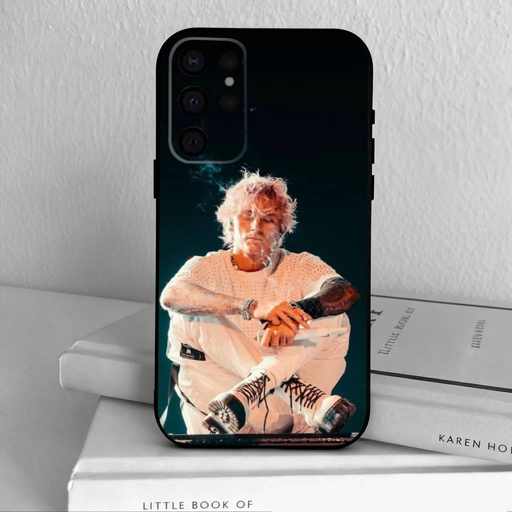 M-MGK L-Lost A-Americana Cool Phone Case For Samsung S25,24,23,22,30,21,10,9,Ultra,Plus,Lite,FE,4,5 G Soft Black Case