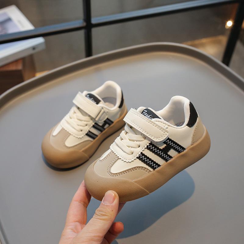 Children's Fashion Anti-kick Classic Low-top Board Shoes 2025 Spring New Korean Version of Boys and Girls Color Matching Casual Small Single Shoes