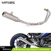 For Yamaha YZF R3 2015-2022 Exhaust System Front Link Pipe Tail Muffler Exhausts Pipes