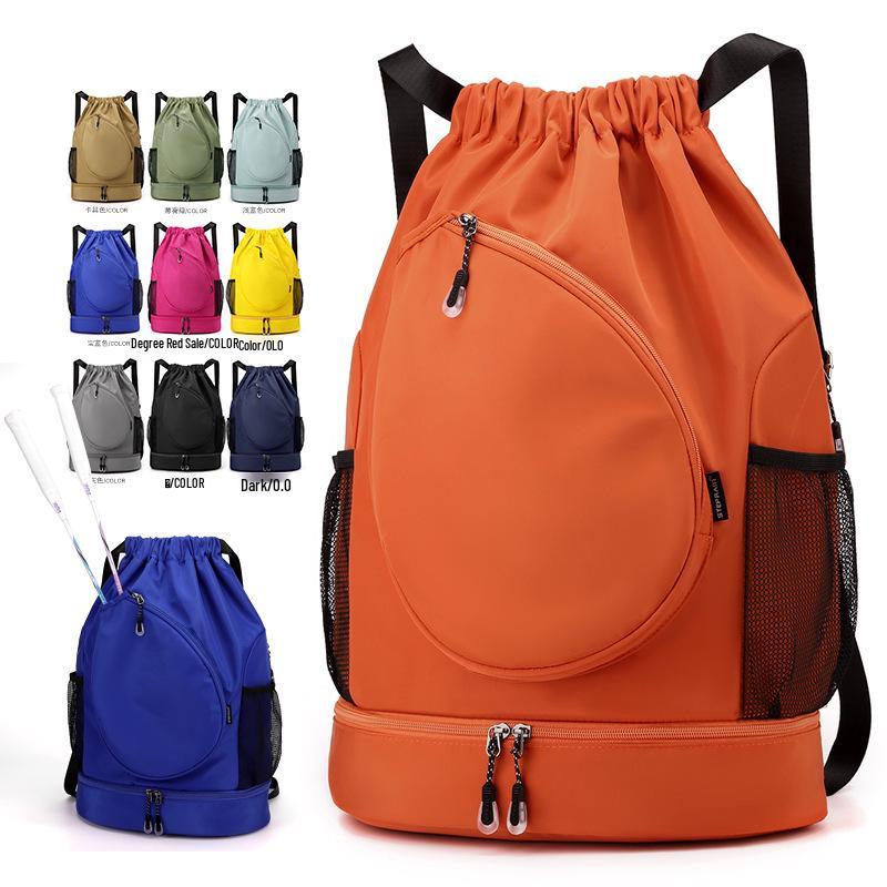 Sport-Kordelzug-Badminton-Rucksack mit großer Kapazität und wasserabweisend