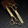 Salon 6.0 Professional Hair Scissors Hairdressing Scissor Cutting Thinning Barber Shears Set