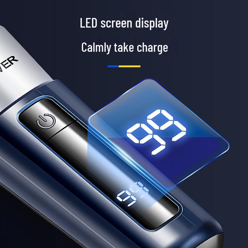 Magnetic Blade Head Electric Shaver: Washable, Fast Charging, Multi-functional Men's Beard Trimmer