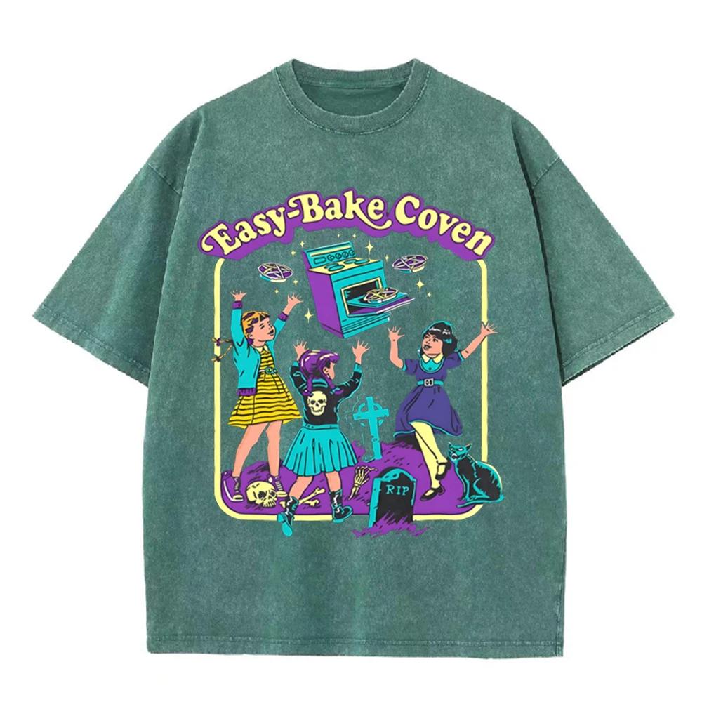 2026 Celebrate Minds Of All Kinds Retro Colorful Floral Print Vintage Washed T Shirt Casual Aesthetic Oversized Short Sleeve Men
