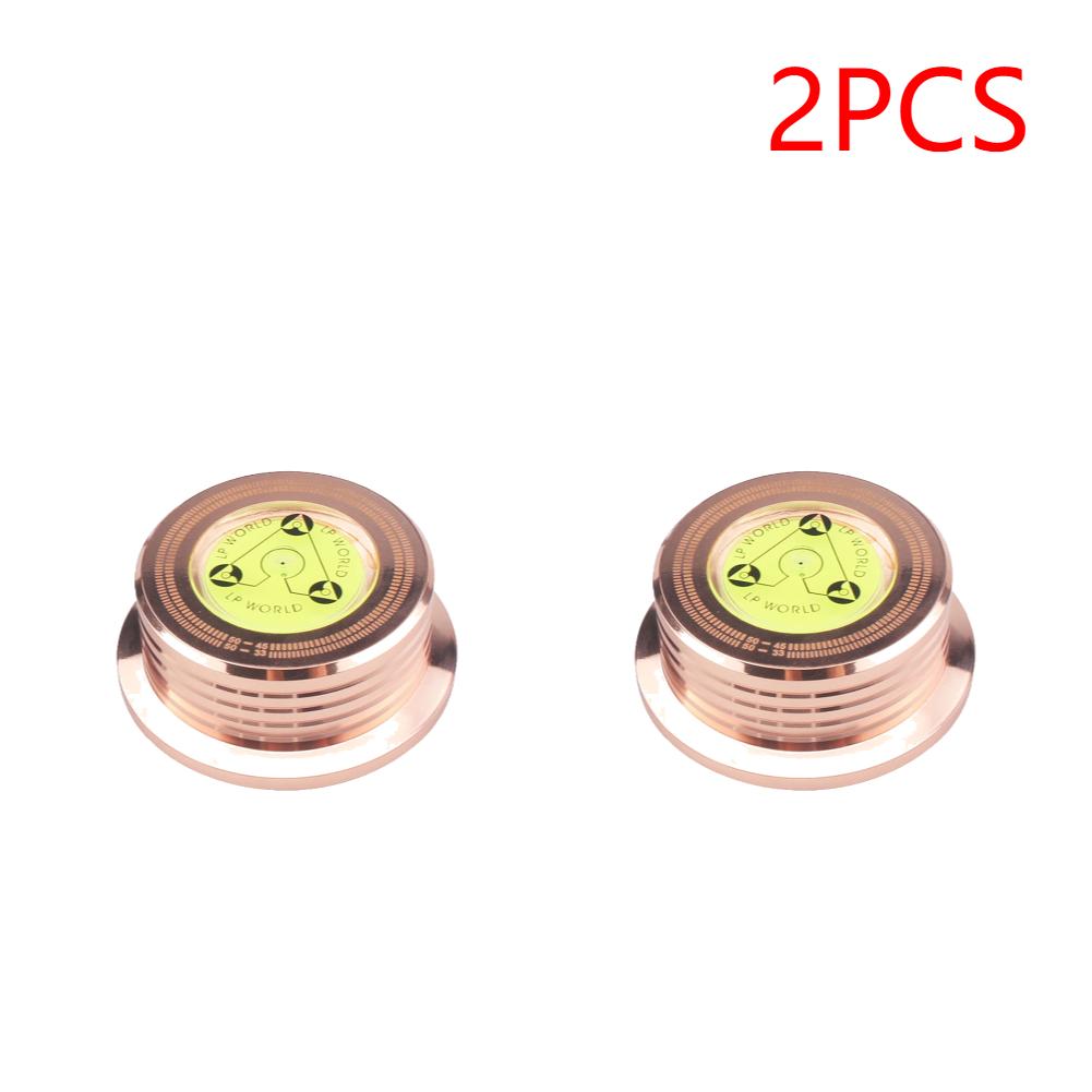1-2PCS Universal 50Hz Aluminum Alloy LP Disc Stabilizer with Level Weight Clamp Music Record Player Vinyl Turntable Weight Clamp