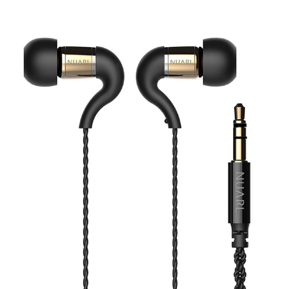 NUARL NX30A HDSS Audio Earphones (YELLOW BRASS) High-Resolution