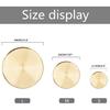 Gold Tray Decorative, Gold Serving Tray, Brass Tray, Decorative Tray for Jewelry, Makeup, Candle, Toiletry, Kitchen Tableware, Bar,